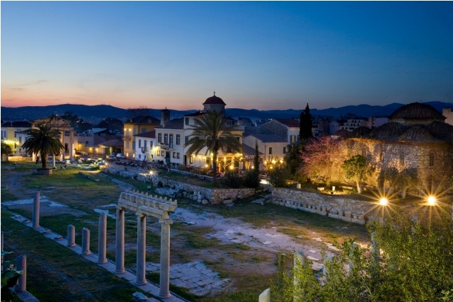 Athens - Roman Agora near Monastaraki 